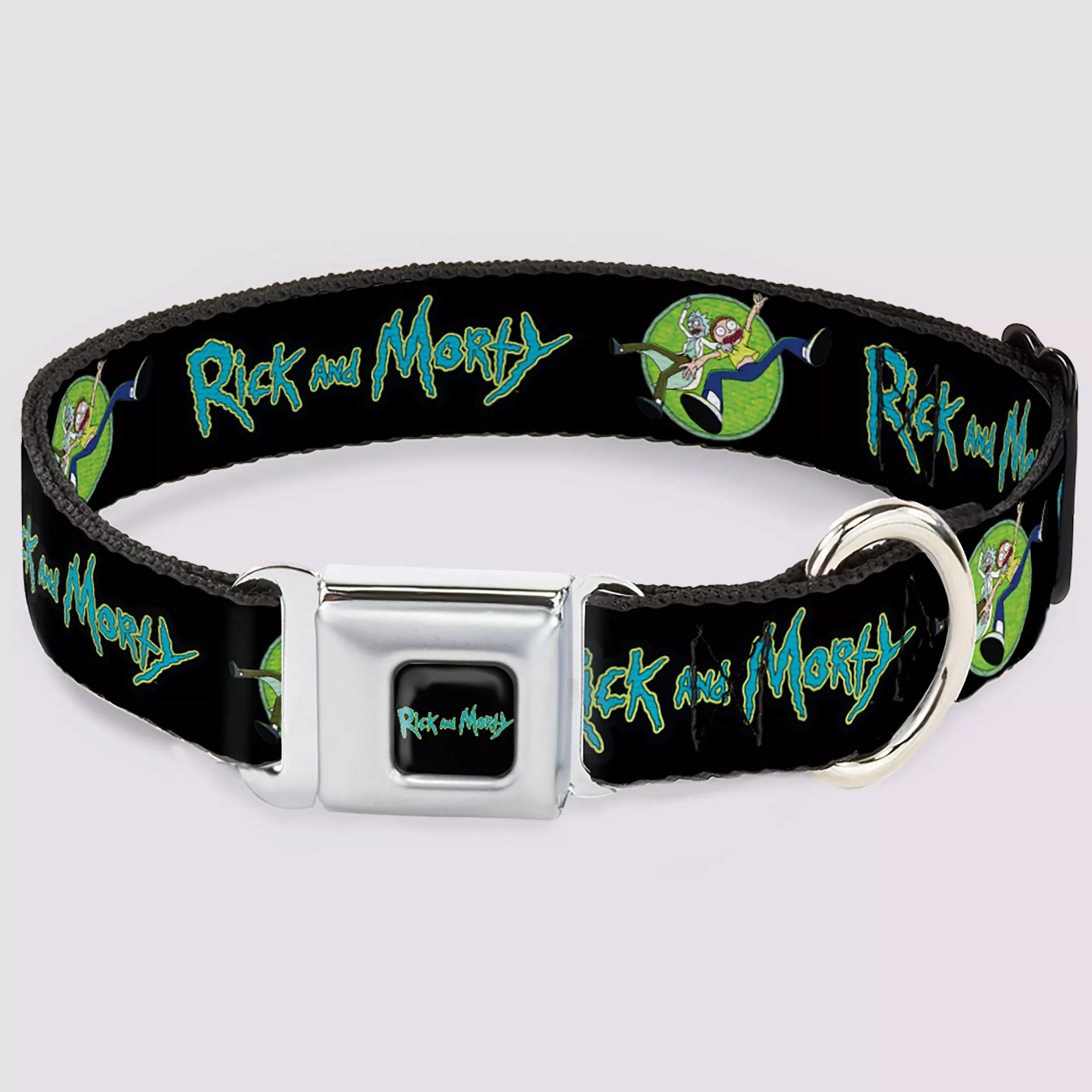 Buckle-Down Rick and Morty Logo Dog Collar at Spencer's