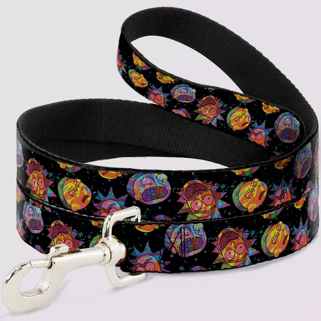 Buckle-Down Multi-Color Rick and Morty Faces Dog Leash at Spencer's