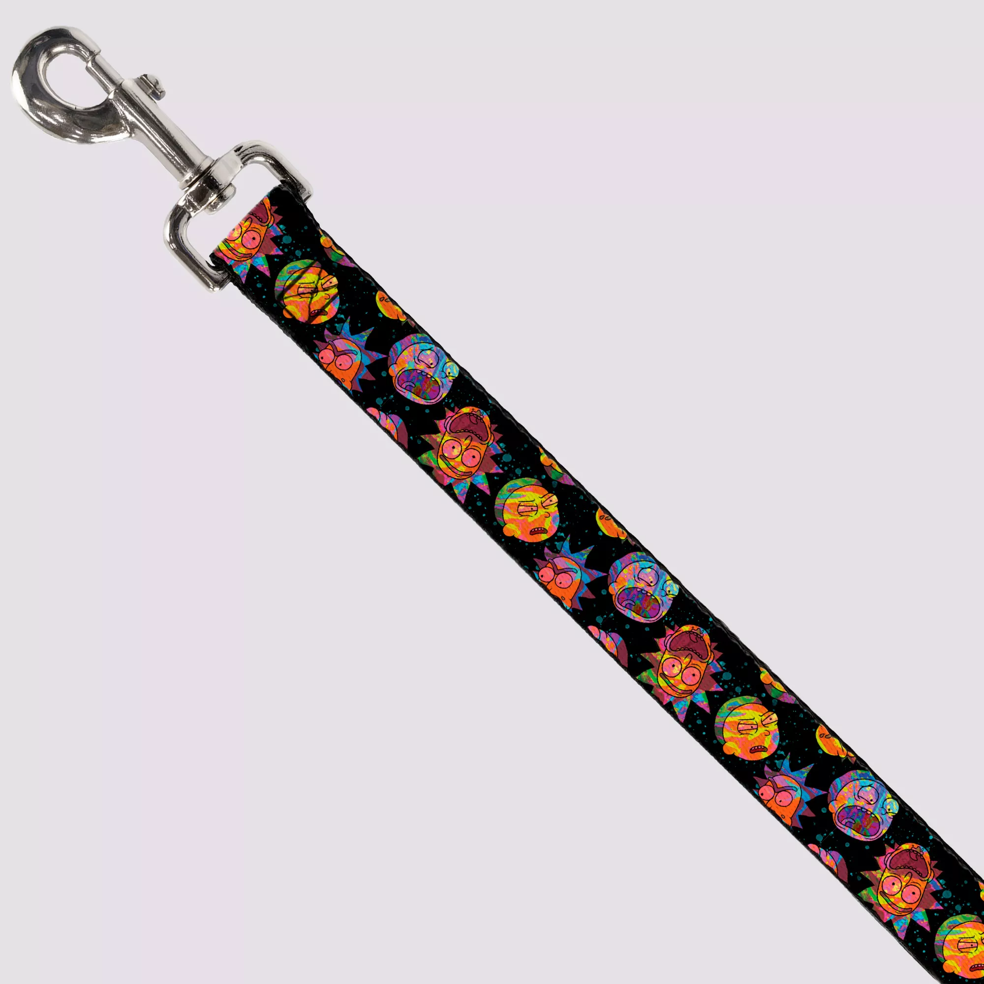 Buckle-Down Multi-Color Rick and Morty Faces Dog Leash at Spencer's