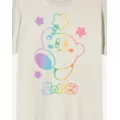 White and Rainbow Kirby T Shirt at Spencer's