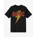 ACDC Lightning Logo T Shirt at Spencer's