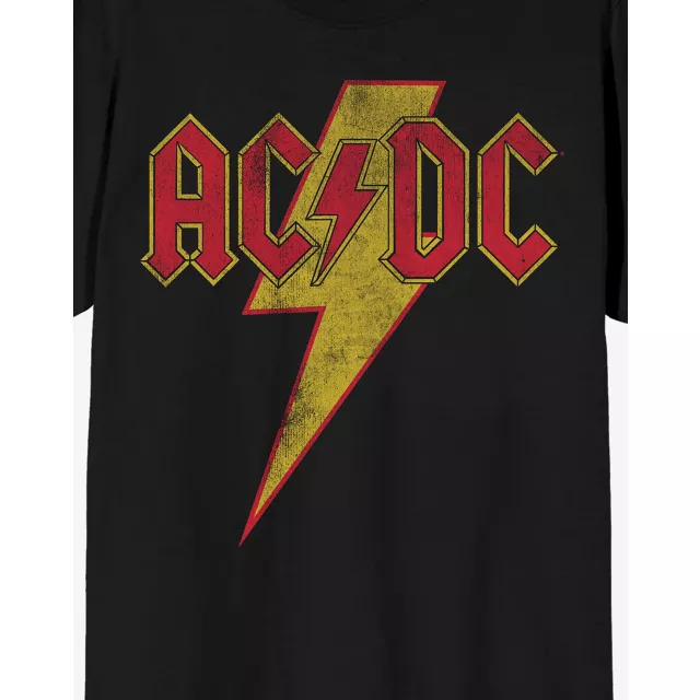 ACDC Lightning Logo T Shirt at Spencer's