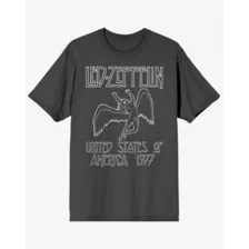 Gray Led Zeppelin USA 1977 T Shirt at Spencer's