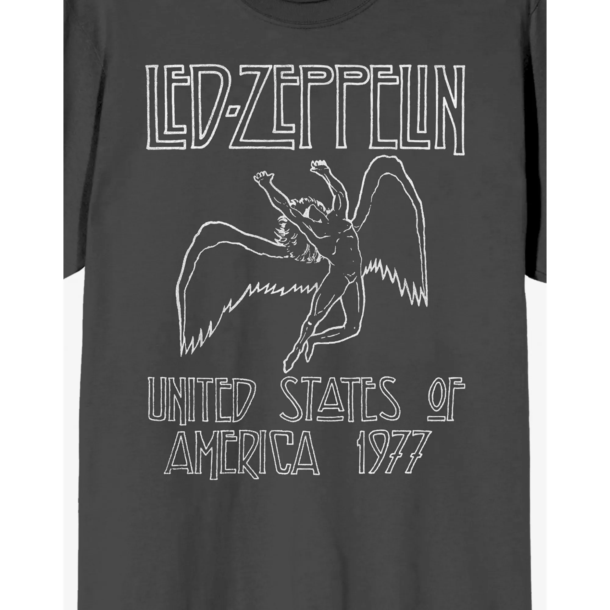 Gray Led Zeppelin USA 1977 T Shirt at Spencer's