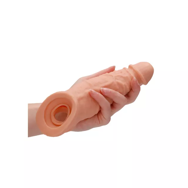 RealRock Penis Extender with Testicle Ring at Spencer's