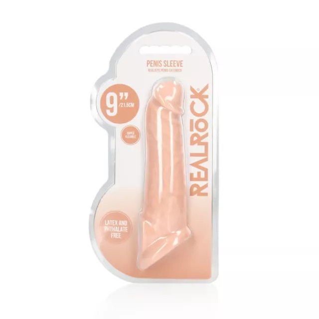 RealRock Penis Extender with Testicle Ring at Spencer's