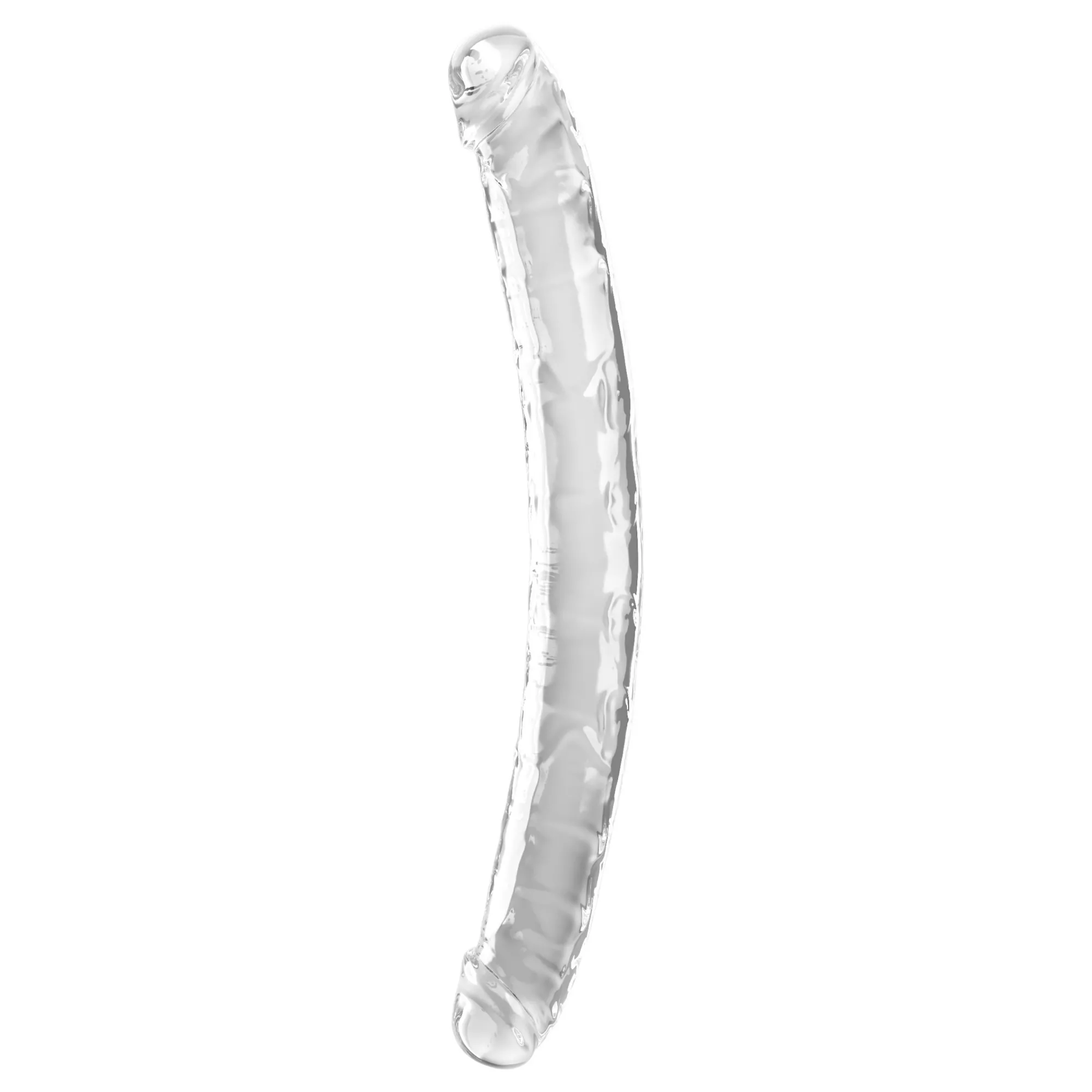 King Cock Clear Double Dildo at Spencer's