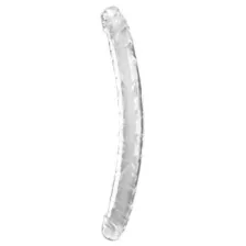 King Cock Clear Double Dildo at Spencer's