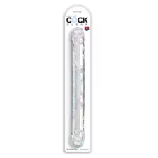 King Cock Clear Double Dildo at Spencer's
