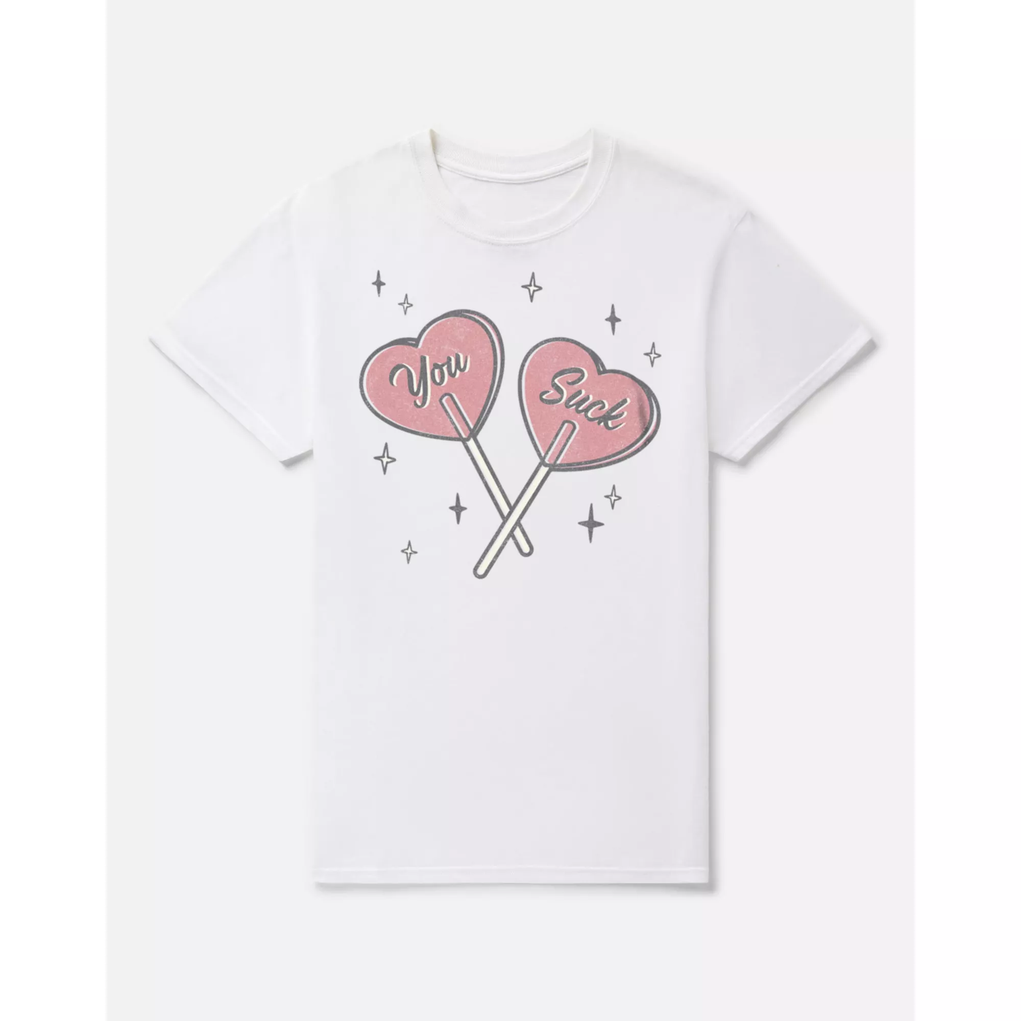 You Suck Heart Pops T Shirt at Spencer's