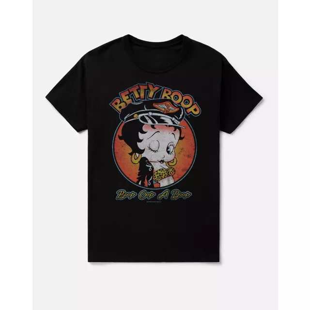 Betty Boop Rocker Cap T Shirt at Spencer's