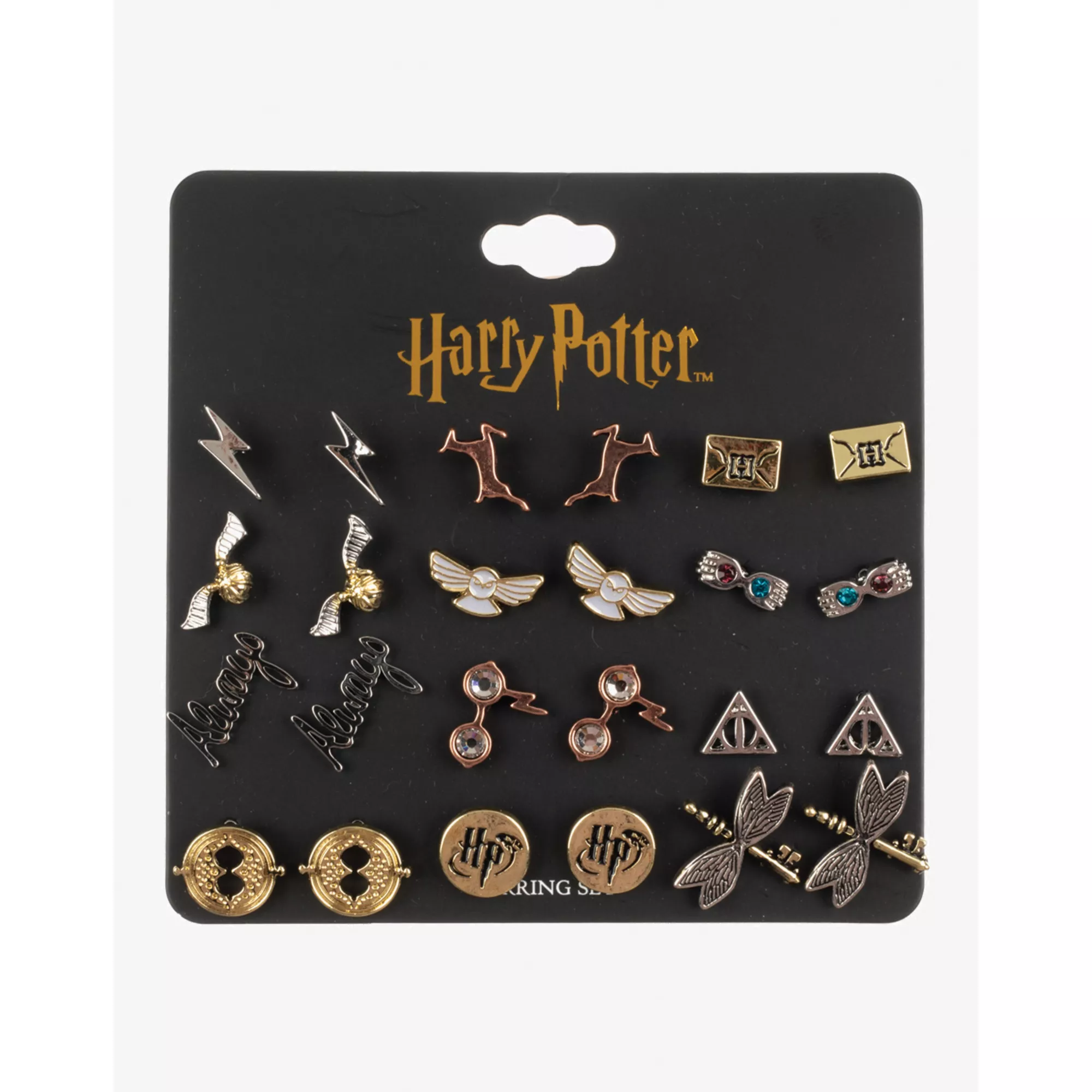 Multi-Pack Hogwarts Fashion Earrings 12 Pair - Harry Potter at Spencer's
