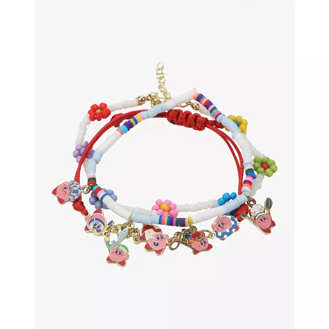 Multi-Pack Kirby Charm Bracelets - 3 Pack at Spencer's