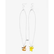 Pikachu and Eevee Besties Magnetic Bead Necklace Set - Pokémon at Spencer's