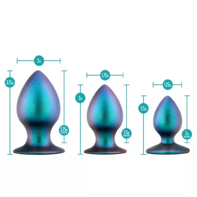 Metaverse Butt Plug Kit - 3 Pack at Spencer's