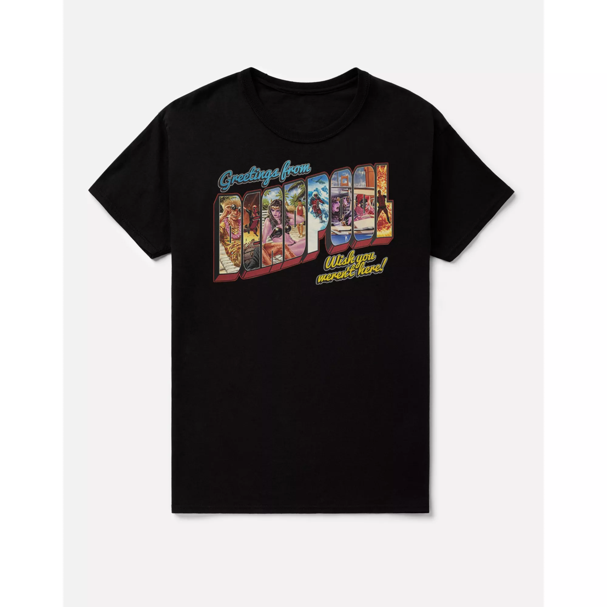 Greetings From Deadpool T Shirt - Deadpool at Spencer's