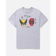 Deadpool x Wolverine Best Bubs Doodle T Shirt at Spencer's