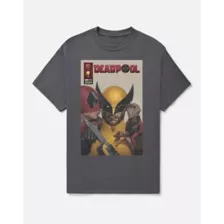 Deadpool x Wolverine Kiss T Shirt at Spencer's