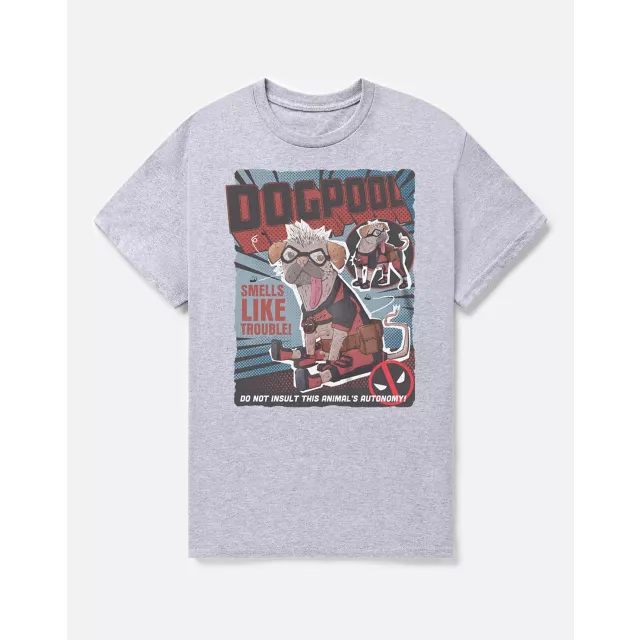 Dogpool T Shirt - Deadpool x Wolverine at Spencer's