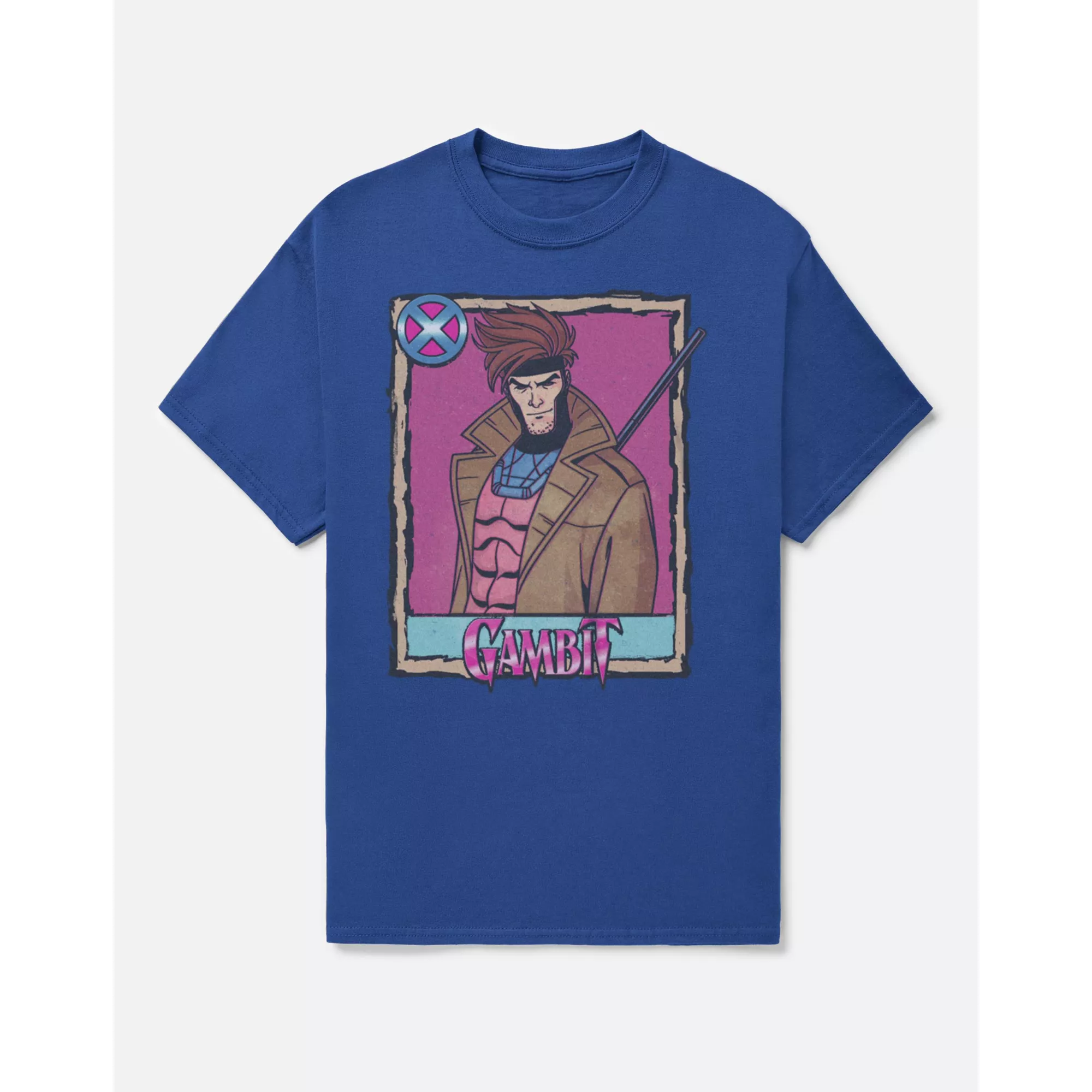 Blue Gambit T Shirt - Deadpool & Wolverine at Spencer's
