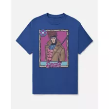 Blue Gambit T Shirt - Deadpool & Wolverine at Spencer's