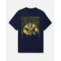 Navy Wolverine T Shirt - Deadpool & Wolverine at Spencer's