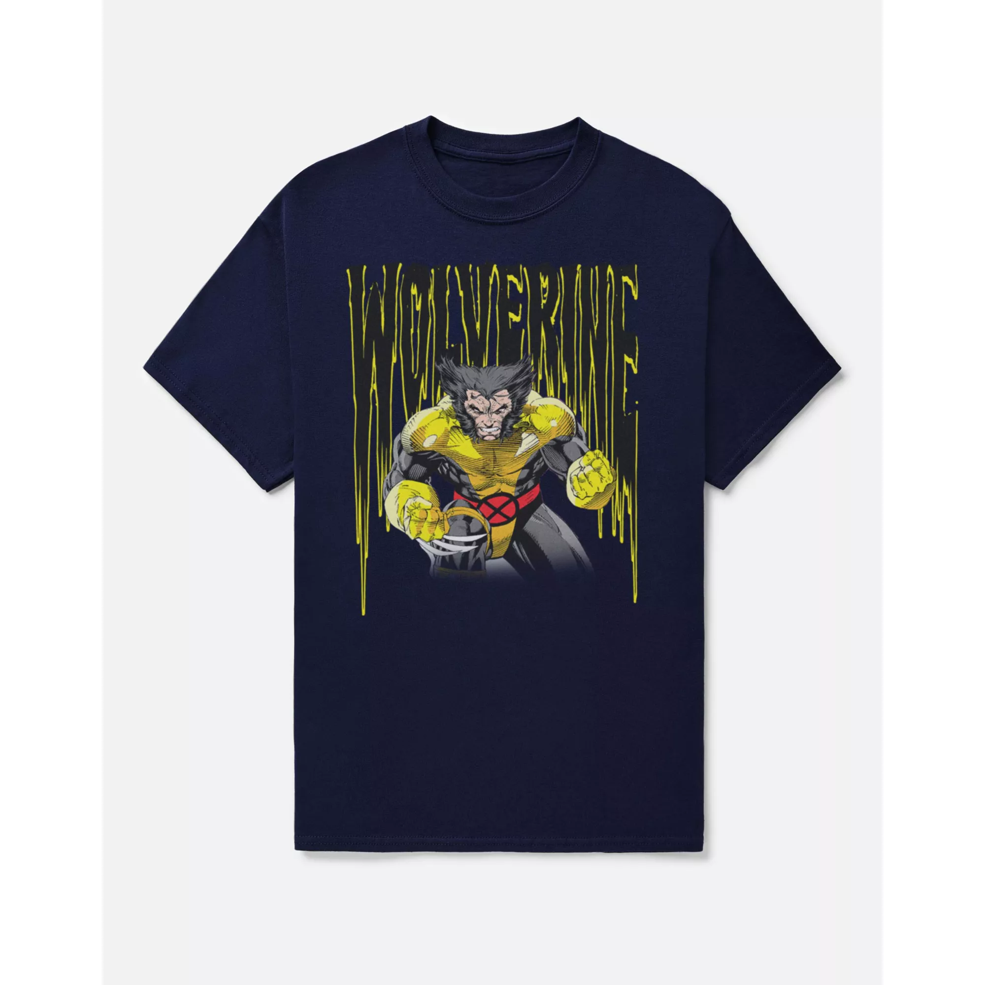 Navy Wolverine T Shirt - Deadpool & Wolverine at Spencer's