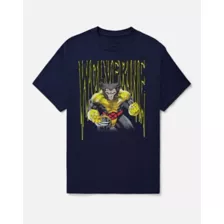 Navy Wolverine T Shirt - Deadpool & Wolverine at Spencer's