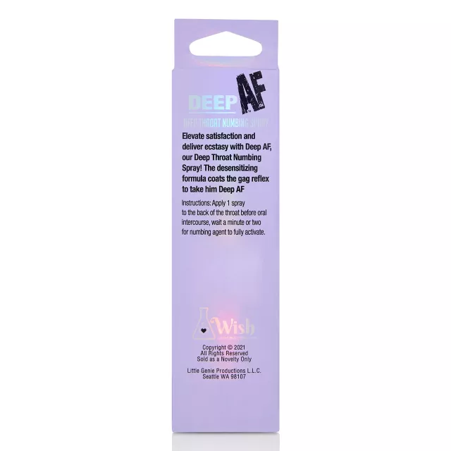 Deep AF Cotton Candy Throat Numbing Spray - 1 oz. at Spencer's