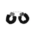 Black Furry Beginner Handcuffs at Spencer's