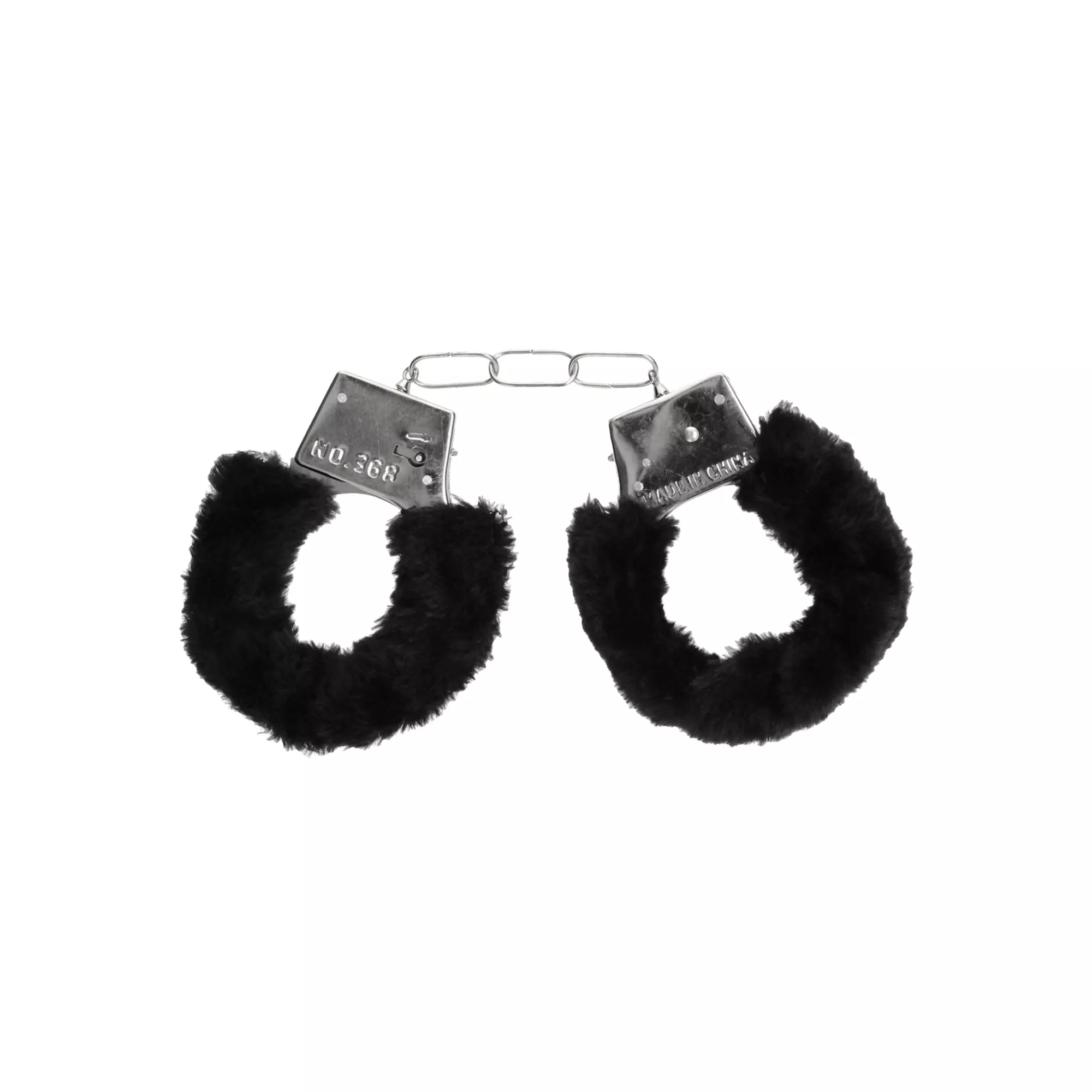 Black Furry Beginner Handcuffs at Spencer's