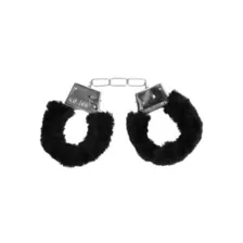 Black Furry Beginner Handcuffs at Spencer's