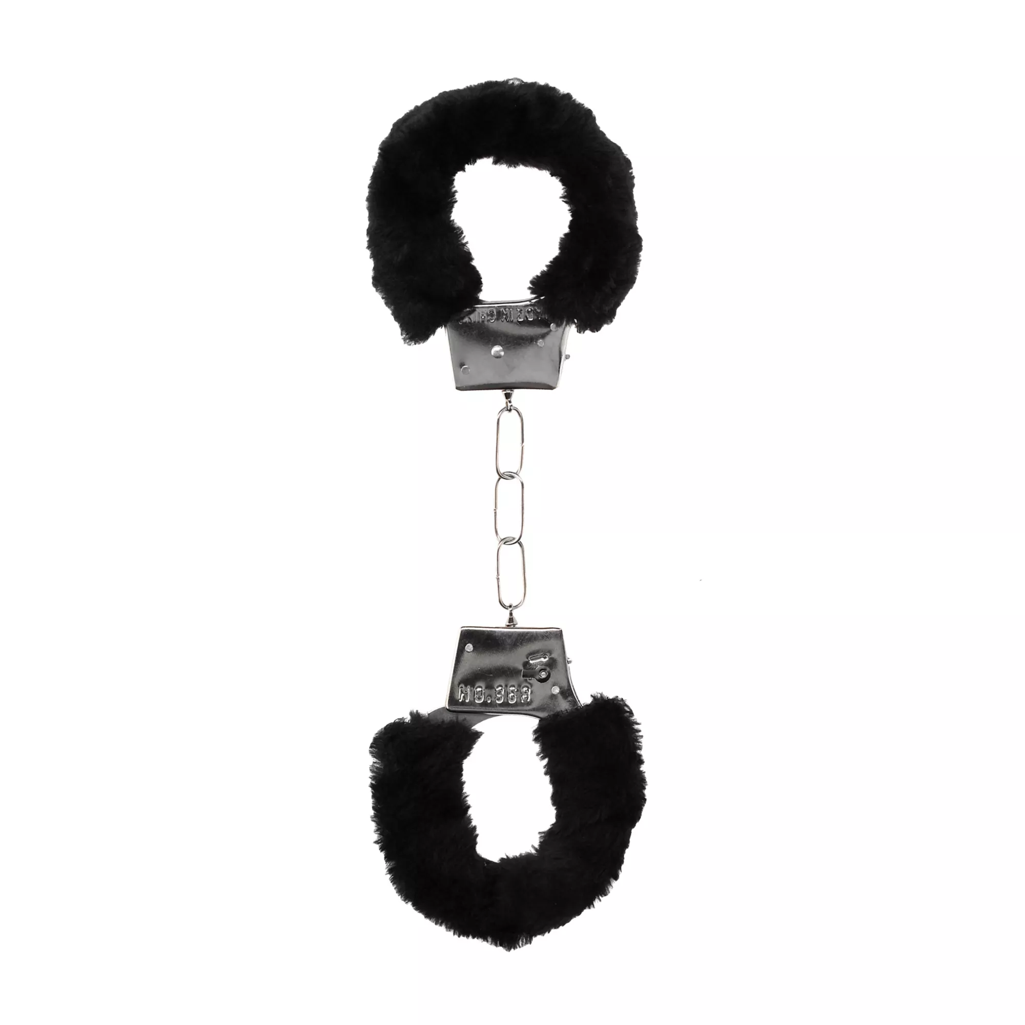 Black Furry Beginner Handcuffs at Spencer's