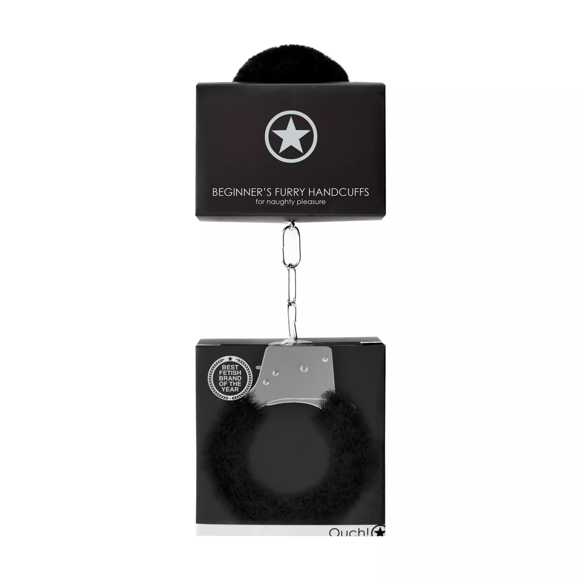 Black Furry Beginner Handcuffs at Spencer's
