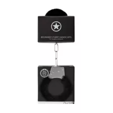 Black Furry Beginner Handcuffs at Spencer's