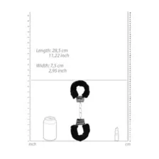 Black Furry Beginner Handcuffs at Spencer's