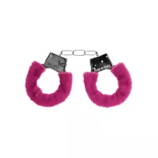 Hot Pink Furry Beginner Handcuffs at Spencer's