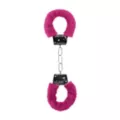 Hot Pink Furry Beginner Handcuffs at Spencer's