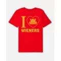 Wienerschnitzel I Heart Wieners T Shirt at Spencer's