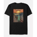 The Scream Alien Painting T Shirt at Spencer's