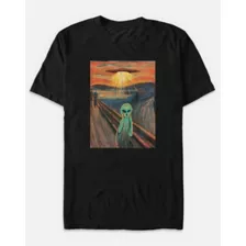 The Scream Alien Painting T Shirt at Spencer's
