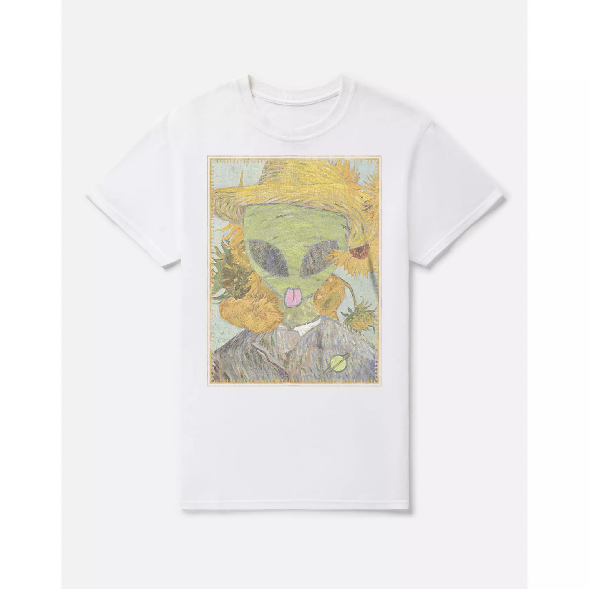 Van Gogh Sunflower Alien T Shirt at Spencer's