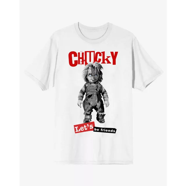 Chucky Let's Be Friends T Shirt at Spencer's