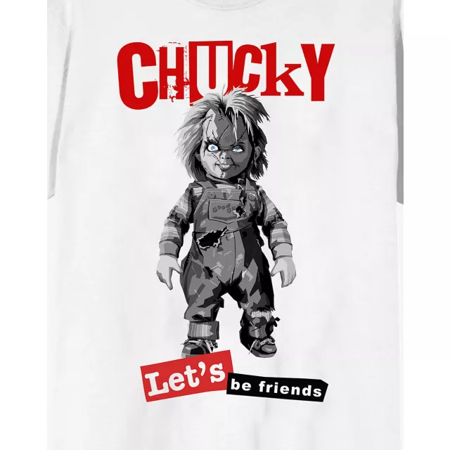 Chucky Let's Be Friends T Shirt at Spencer's