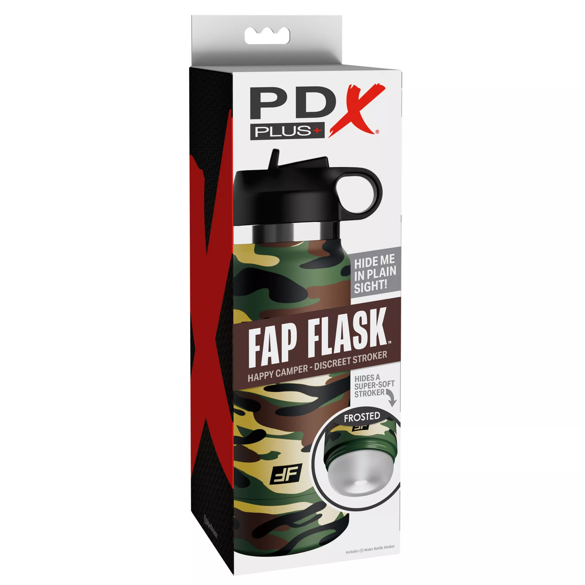 Happy Camper Fap Flask Discreet Stroker