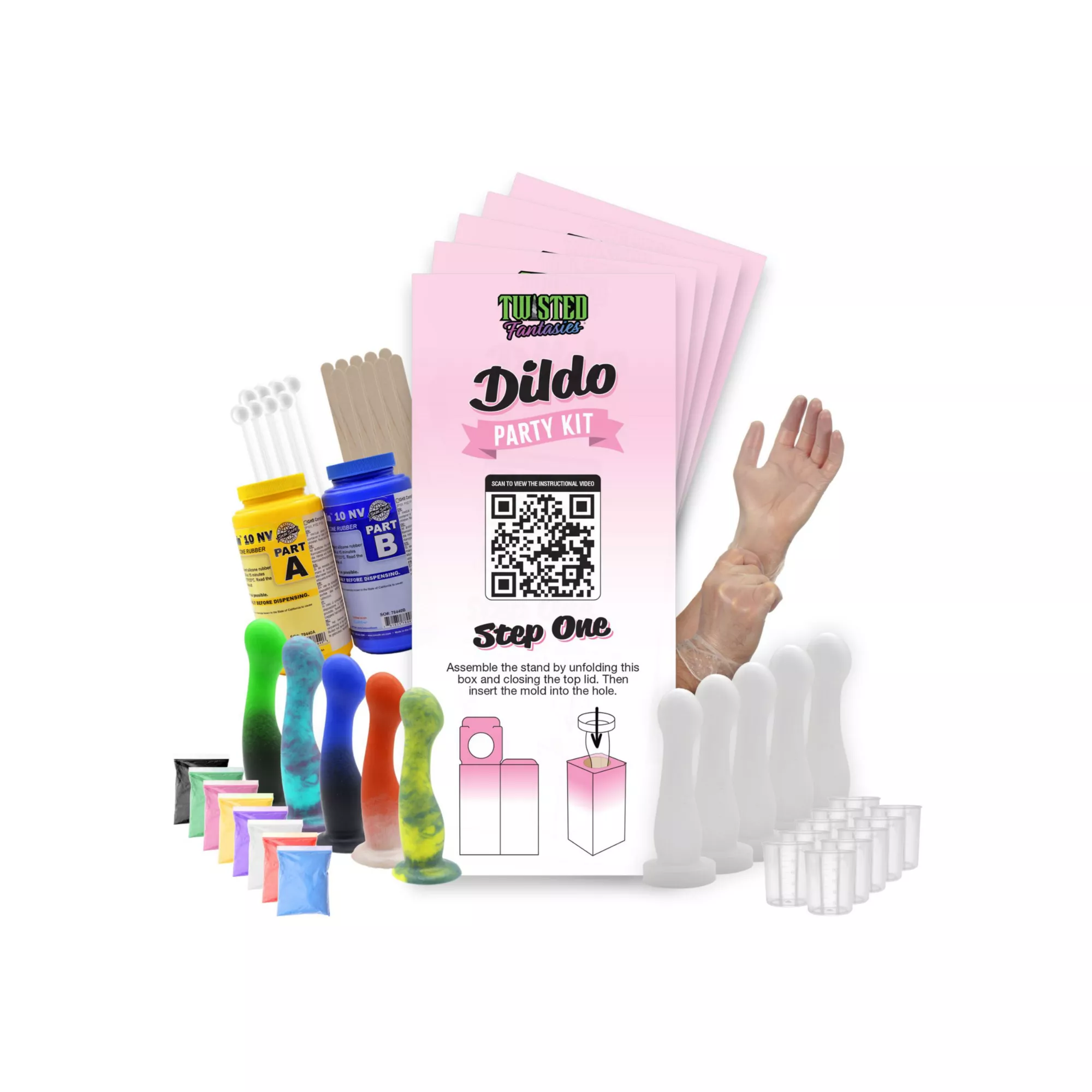 Twisted Fantasies DIY Dildo Party Kit at Spencer's