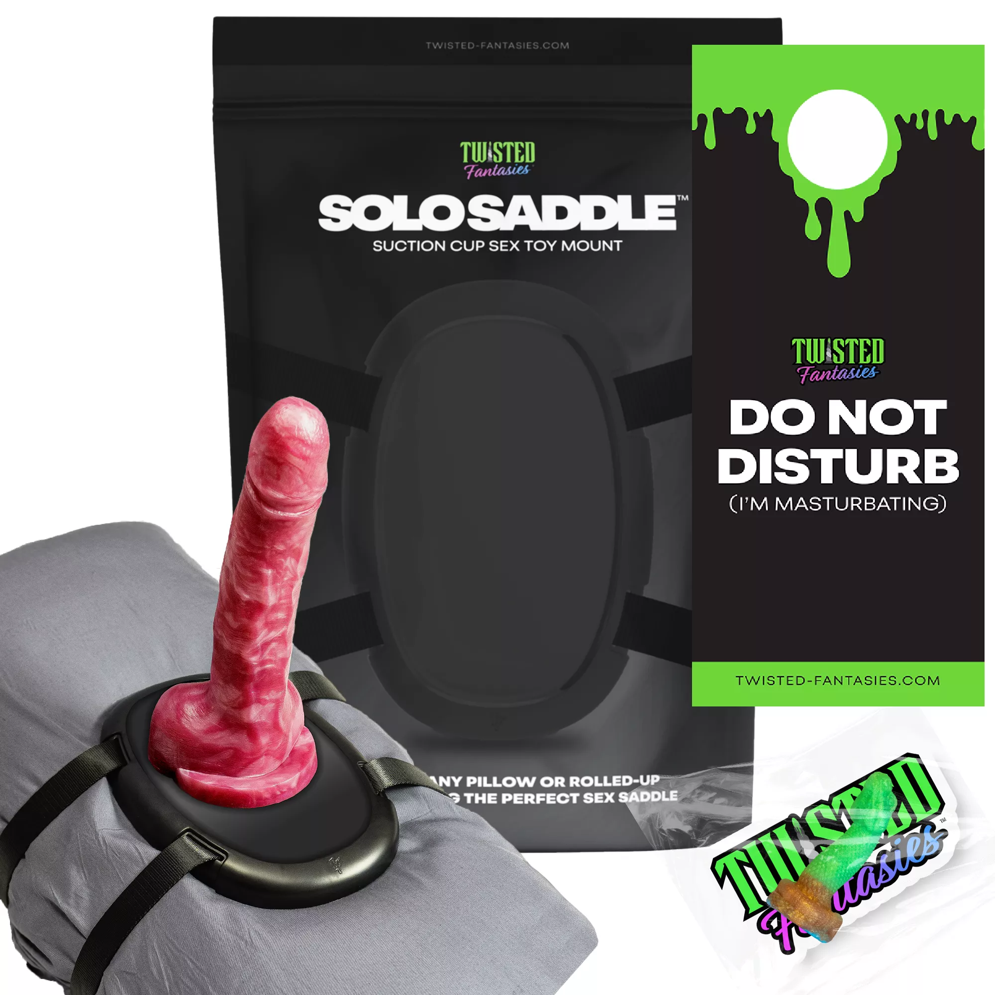 Twisted Fantasies Black Solo Saddle Dildo Mount at Spencer's