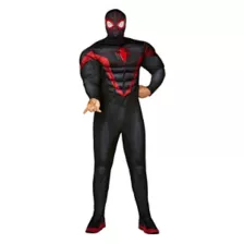 Adult Miles Morales Muscle Suit Costume - Spider-Man at Spirit Halloween