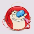 Buckle-Down Ren and Stimpy Round Crossbody Bag at Spencer's