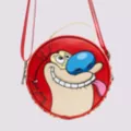Buckle-Down Ren and Stimpy Round Crossbody Bag at Spencer's